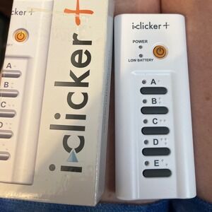 iClicker+ Student Remote White Classroom Response System Clicker
